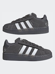 adidas Originals Grey Campus 00S Led Lights Comfort Closure Elastic Lace Shoes - Image 3 of 9