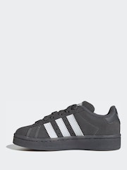 adidas Originals Grey Campus 00S Led Lights Comfort Closure Elastic Lace Shoes - Image 6 of 9