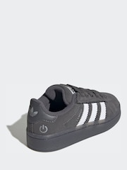 adidas Originals Grey Campus 00S Led Lights Comfort Closure Elastic Lace Shoes - Image 7 of 9