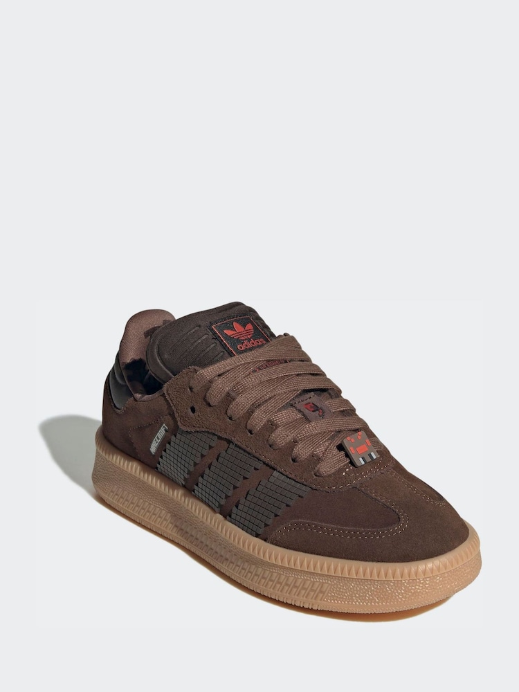 adidas Originals Brown Samba Xlg X Minecraft Shoes - Image 2 of 10 adidas Originals Brown Samba Xlg X Minecraft Shoes - Image 2 of 10