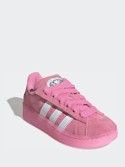 adidas Originals Pink Campus 00S Led Lights Comfort Closure Elastic Lace Shoes - Image 3 of 9