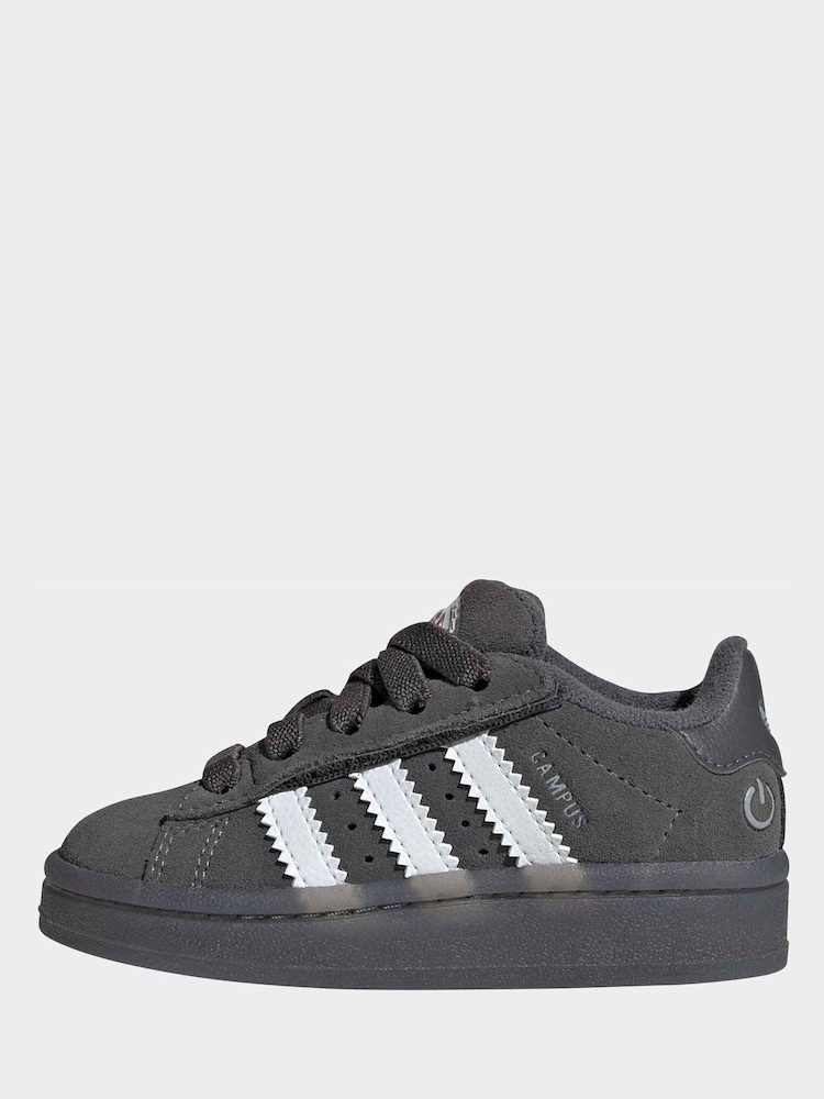 adidas Originals Grey Campus 00S Led Lights Comfort Closure Elastic Lace Shoes - Image 11 of 11 adidas Originals Grey Campus 00S Led Lights Comfort Closure Elastic Lace Shoes - Image 11 of 11