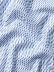 כחול  - Charles Tyrwhitt חולצת אל-קמט ארוגה עם צווארון חתוך - תמונה 8 מתוך 8