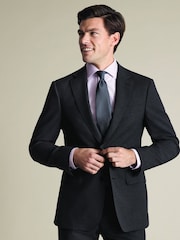 סגול - Charles Tyrwhitt חולצת אל-קמט ארוגה עם צווארון חתוך - תמונה 4 מתוך 7