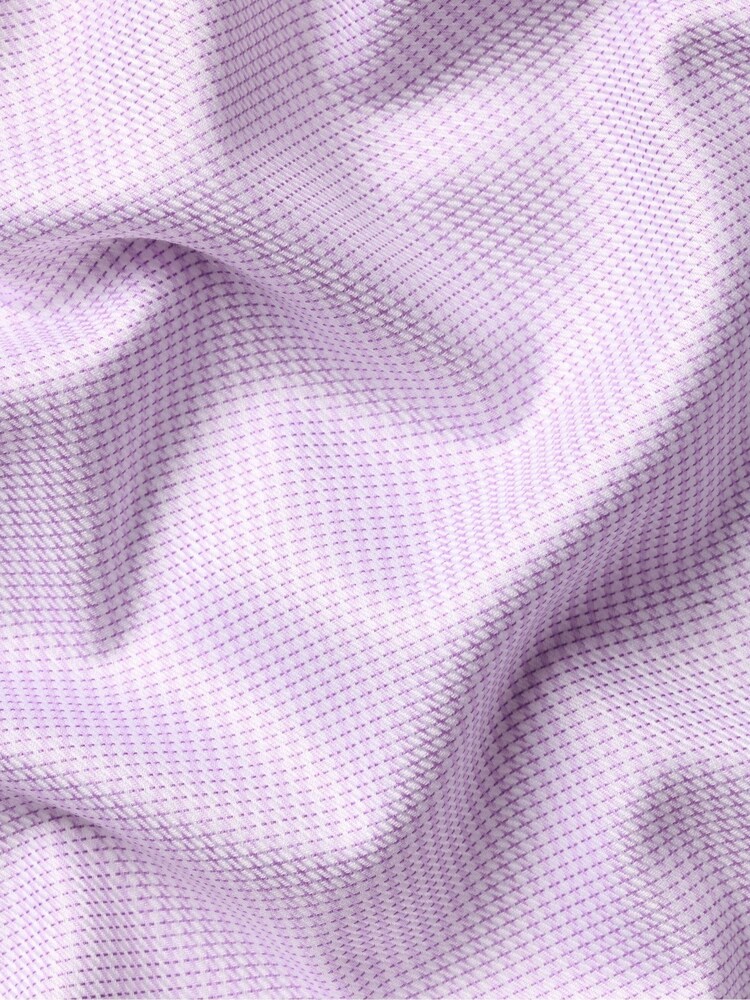 סגול - Charles Tyrwhitt חולצת אל-קמט ארוגה עם צווארון חתוך - תמונה 7 מתוך 7