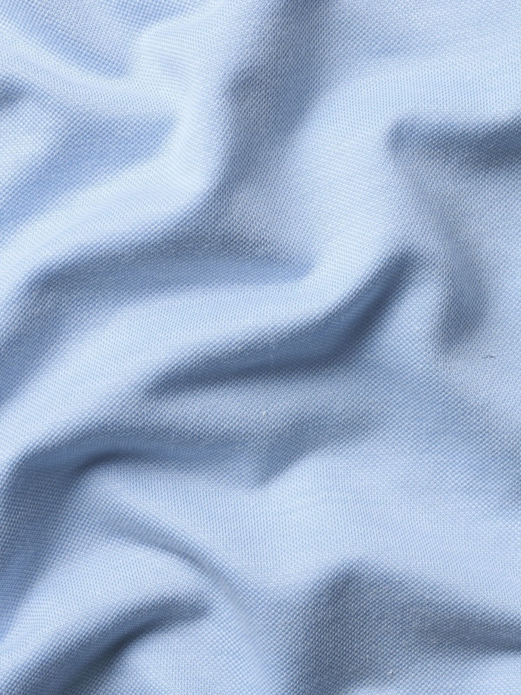 Charles Tyrwhitt Blue Long Sleeve White Performance Long Sleeve Jersey Polo Shirt - Image 5 of 5 Charles Tyrwhitt Blue Long Sleeve White Performance Long Sleeve Jersey Polo Shirt - Image 5 of 5