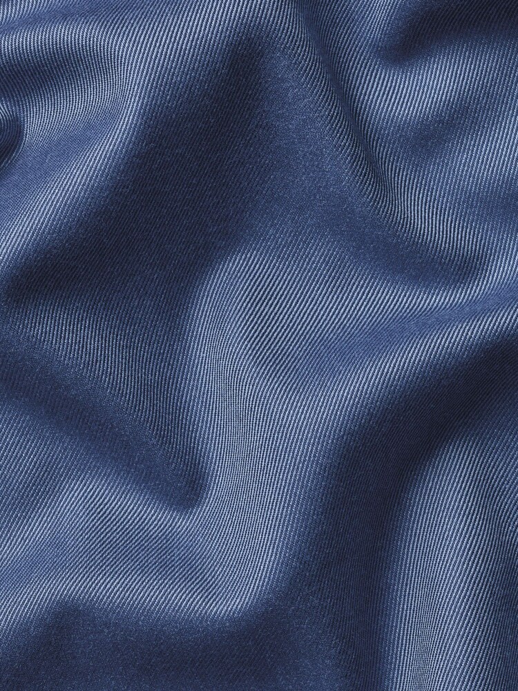 Charles Tyrwhitt Blue Regular Fit Non-Iron Twill Cutaway Collar Shirt - Image 6 of 6