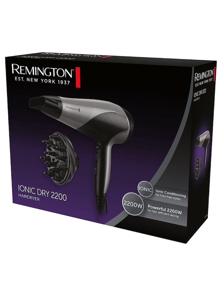 Remington Silver Ionic Dry 2200 Hair Dryer - Image 5 of 5