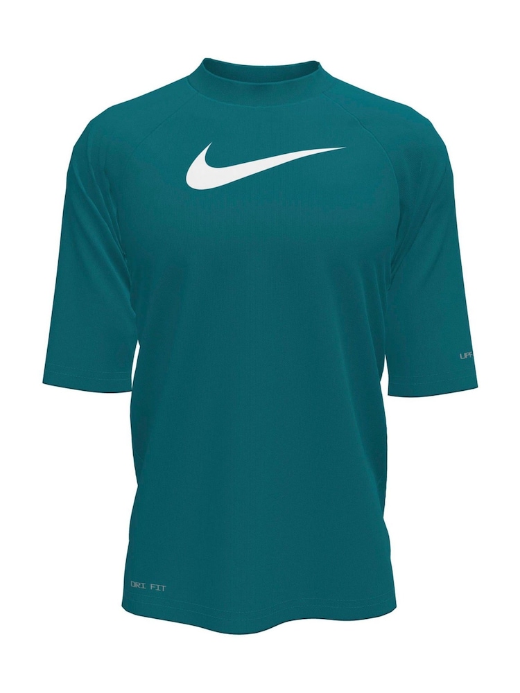 Nike Energy Green Sun Safe Hydroguard Short Sleeve Rash Vest - Image 7 of 7 Nike Energy Green Sun Safe Hydroguard Short Sleeve Rash Vest - Image 7 of 7