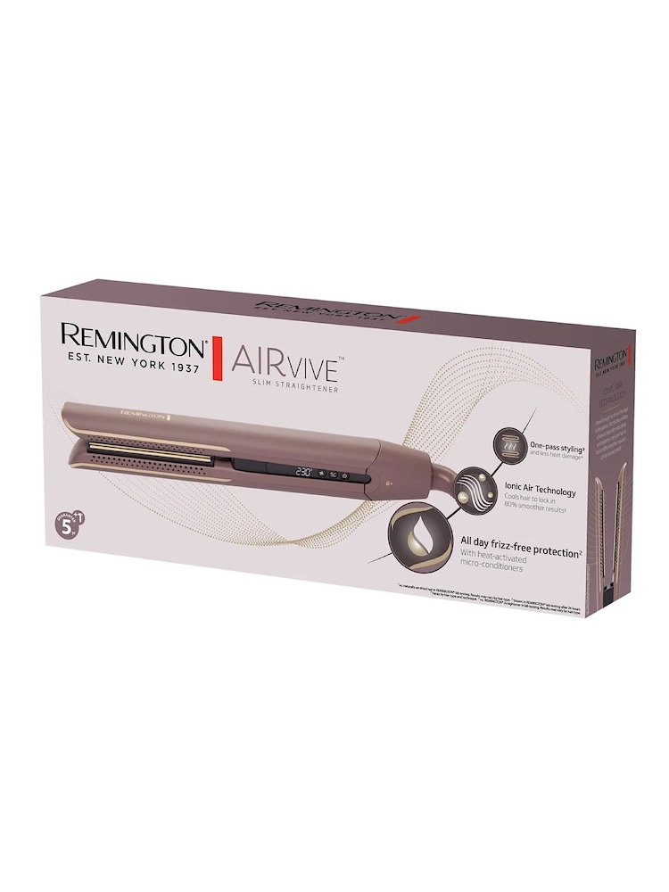 Remington Purple Airvive Slim Straightner - Image 1 of 5