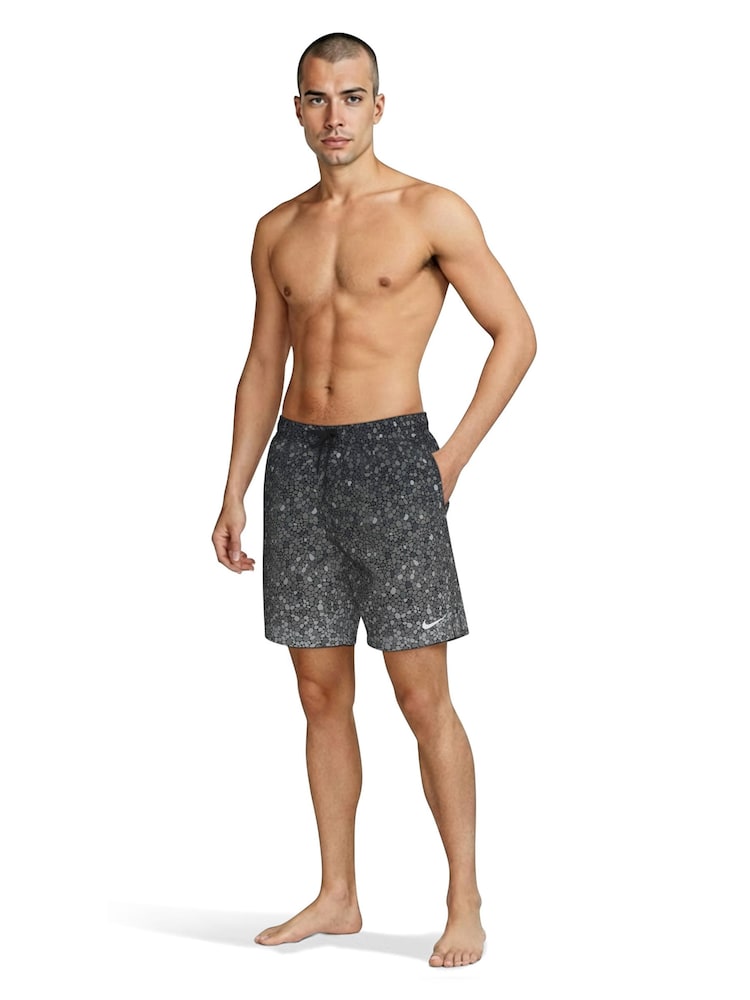 Nike Black 7" Swim Shorts - Image 1 of 7
