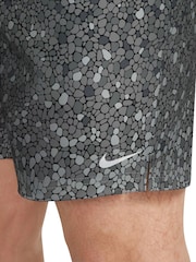 Nike Black 7" Swim Shorts - Image 6 of 7
