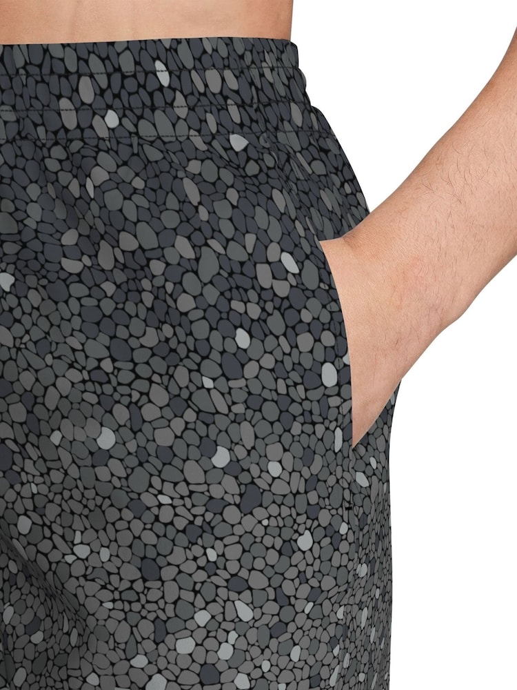 Nike Black 7" Swim Shorts - Image 7 of 7