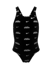 črna - Nike kopalke s potiskom Hydrastrong Fastback - Slika 3 iz 4