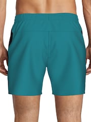 Nike Green 5 Inch Contend Solid Essential 5" Volley Swim Shorts - Image 4 of 7