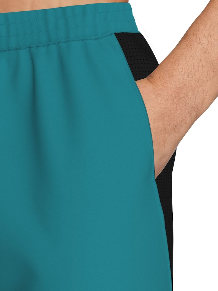 Nike Green 5 Inch Contend Solid Essential 5" Volley Swim Shorts - Image 7 of 7