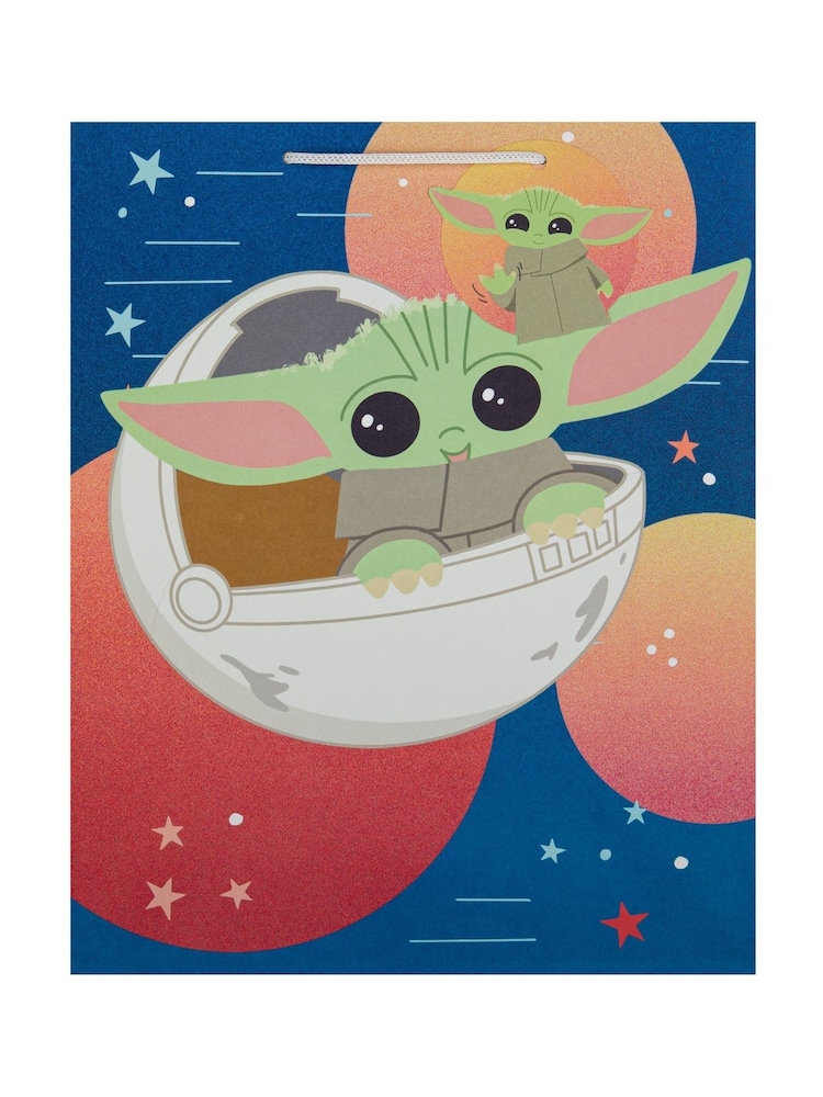 Hallmark 3 Pack Blue Large Star Wars Grogu Gift Bags - Image 2 of 5