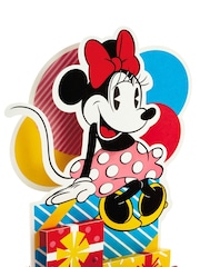 Hallmark Pink 3D Pop-Up Disney Minnie Mouse Birthday Card - Image 5 of 6