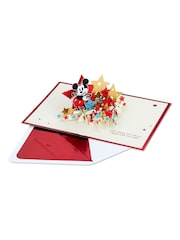 Hallmark Red 3D Pop-Up Disney Mickey Mouse Card - Image 2 of 6