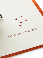 Hallmark Brown 3D Pop-Up The Mandalorian Grogu Card - Image 4 of 5