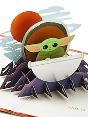 Hallmark Brown 3D Pop-Up The Mandalorian Grogu Card - Image 5 of 5