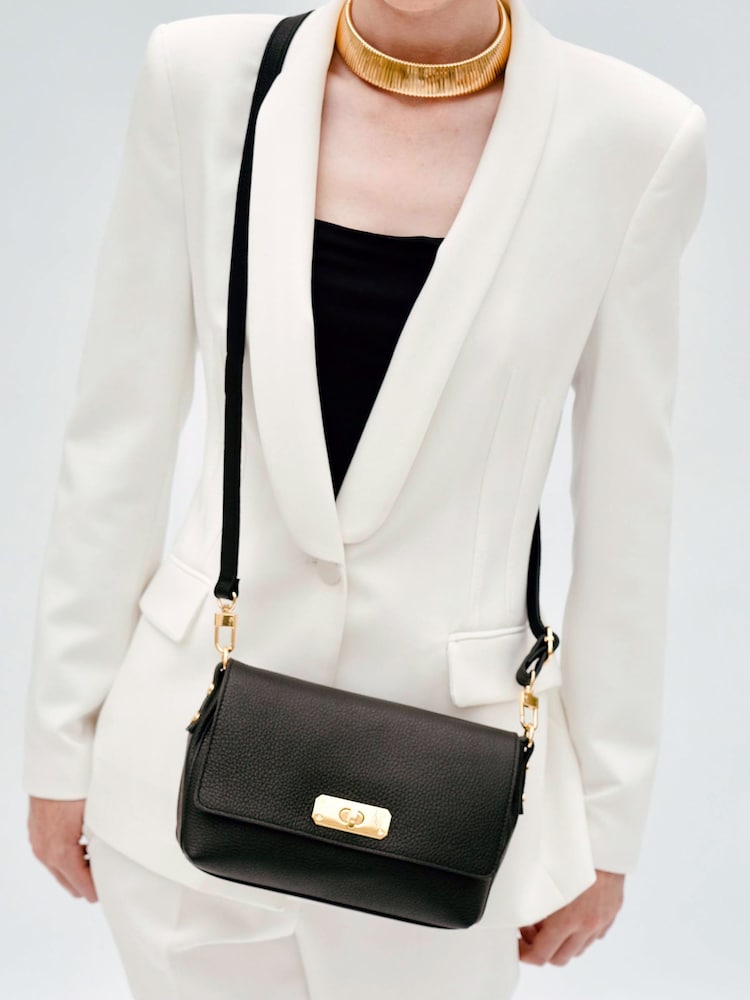 Apatchy Black The Maisie Midi Leather Bag - Image 6 of 6 Apatchy Black The Maisie Midi Leather Bag - Image 6 of 6