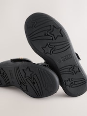 Black Matt Standard Fit (F) Bow Mary Jane School Shoes - Image 5 of 5