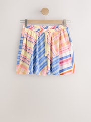 Pink/Blue Gingham Jersey Shorts - Image 1 of 3