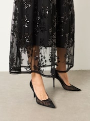 FatFace Pia Sequin Midi Skirt - Bild 6 von 8