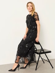 FatFace Pia Sequin Midi Skirt - Bild 7 von 8