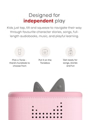 Tonies Cloud Pink Toniebox 2 Starter Set with Creative Tonie Rubie - Image 6 of 6