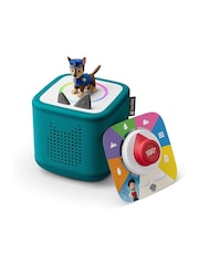 Tonies Teal Toniebox 2 Play Set with PAW Patrol Chase Tonieplay Game Controller - Image 1 of 6