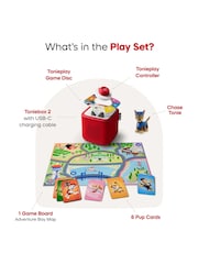 Tonies Teal Toniebox 2 Play Set with PAW Patrol Chase Tonieplay Game Controller - Image 3 of 6