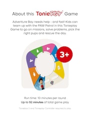 Tonies Teal Toniebox 2 Play Set with PAW Patrol Chase Tonieplay Game Controller - Image 6 of 6