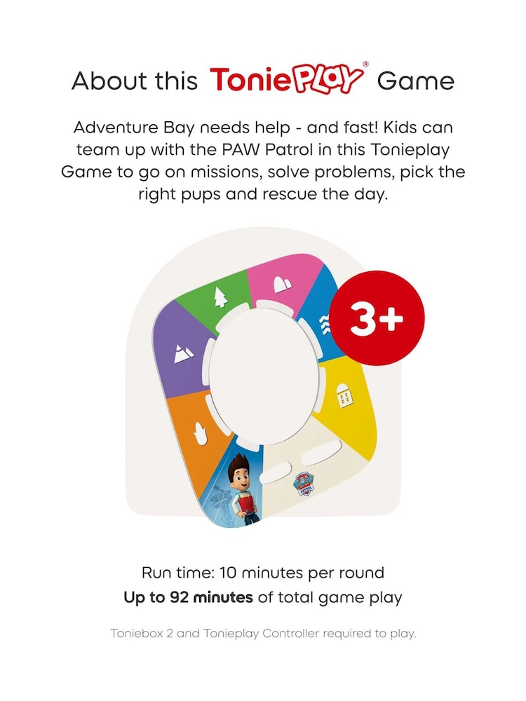 Tonies Teal Toniebox 2 Play Set with PAW Patrol Chase Tonieplay Game Controller - Image 6 of 6