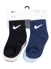 Nike Cream Infant Swoosh Ankle Socks 6 Pack - Image 3 of 4