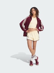 adidas Originals Cream 3-Stripes Sprinter Shorts - Image 3 of 5