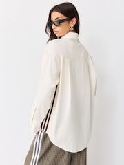 Білий - adidas Originals 3 Stripe Shirt - Image 4 of 5