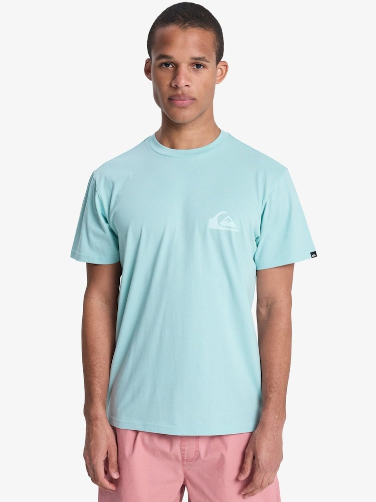 تيشرت بكم قصير بشعار صغير EV من Quiksilver - صورة 1 من 7