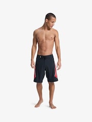 שחור - Quiksilver Surfsilk Clicker 20" Logo Swim Shorts - תמונה 5 מתוך 7