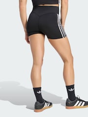 adidas Originals Black/White Training Sport Superstar Shorts - Image 2 of 6