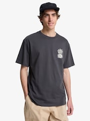 Quiksilver EVO Blossom Of Peace Backprint Graphic Short Sleeve T-Shirt - Imaginea 1 din 8