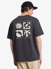 Quiksilver EVO Blossom Of Peace Backprint Graphic Short Sleeve T-Shirt - Imaginea 2 din 8