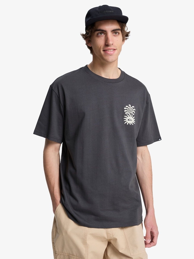 Quiksilver EVO Blossom Of Peace Backprint Graphic Short Sleeve T-Shirt - Imaginea 2 din 8