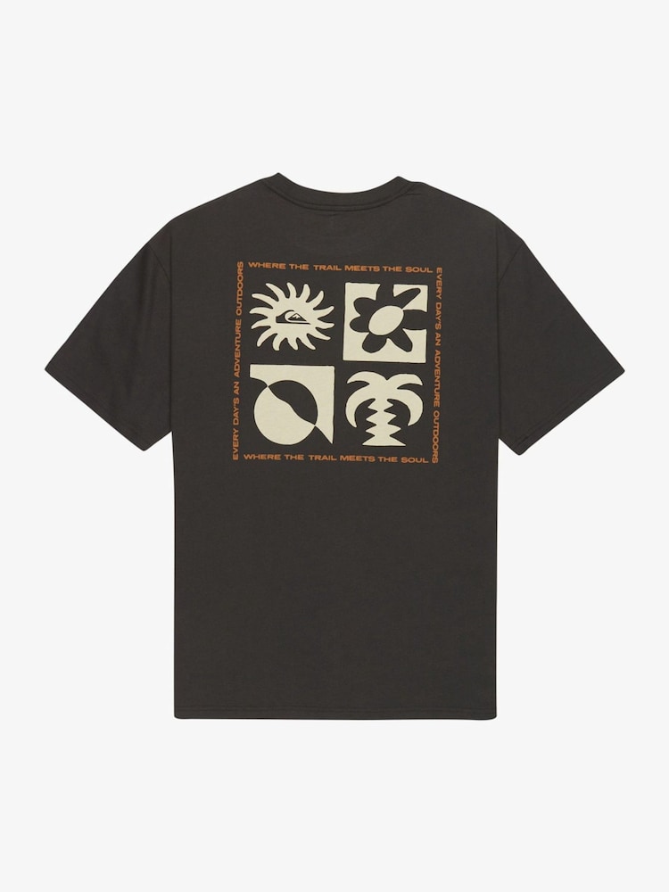 Quiksilver EVO Blossom Of Peace Backprint Graphic Short Sleeve T-Shirt - Imaginea 8 din 8