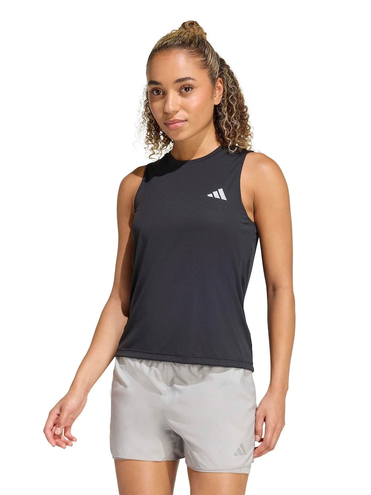 Czarny - adidas Run Essentials Vest - Obraz 1 z 7 Czarny - adidas Run Essentials Vest - Obraz 1 z 7
