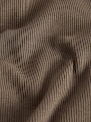 The Set 8 Pack Short Sleeve Ribbed T-Shirts Black/Chocolate/ Browns/ Cream/Oat /White - Image 6 of 6