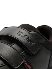 Kickers Black Mervan Lo Strap Trainers - Image 6 of 8