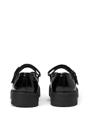 Kickers Black Kori Mary Jane Ribbon Patent Shoes - Image 4 of 6