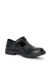 Kickers Black Kick Mary Jane Bow Youth Shoes - Image 1 of 8